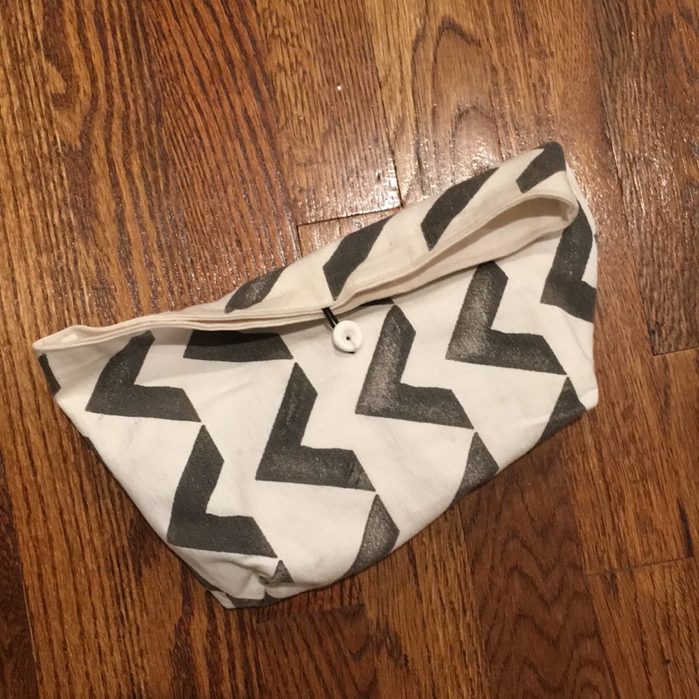 AHOY CHEVRON MAKEUP TOILETRY BAG